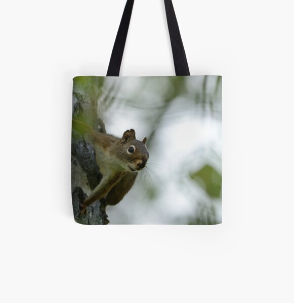 Spider Squirrel All Over Print Tote Bag