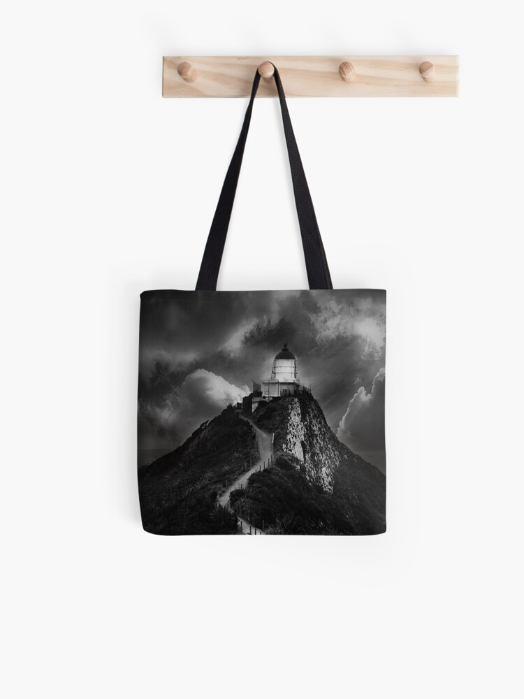 Thumbnail 1 of 2, Tote Bag, NZ Lighthouse designed and sold by Ron C. Moss.