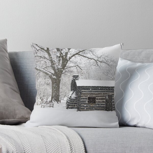 Item preview, Log Cabin Snow Storm designed and sold by Mike Koenig.