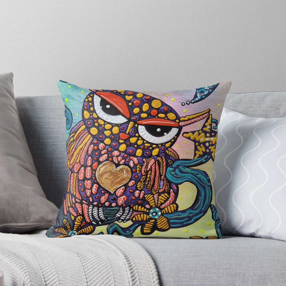 Item preview, Throw Pillow designed and sold by barbosaart.