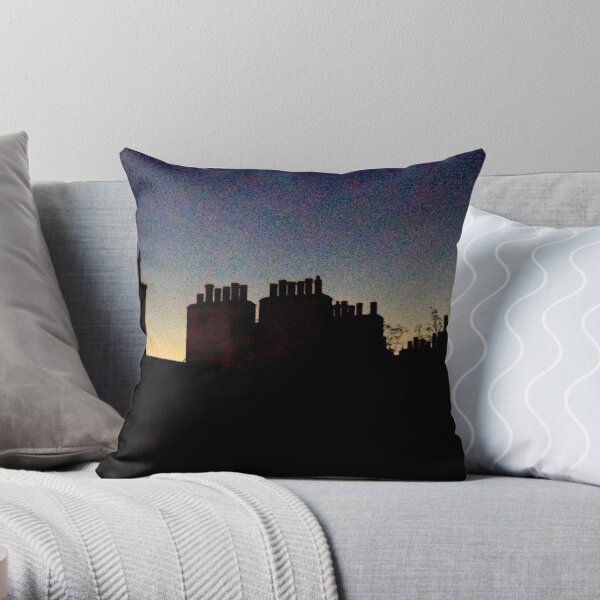 Chimney Pots, Dusk. Edinburgh. Throw Pillow