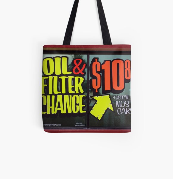 Hand Painted Window Splash All Over Print Tote Bag