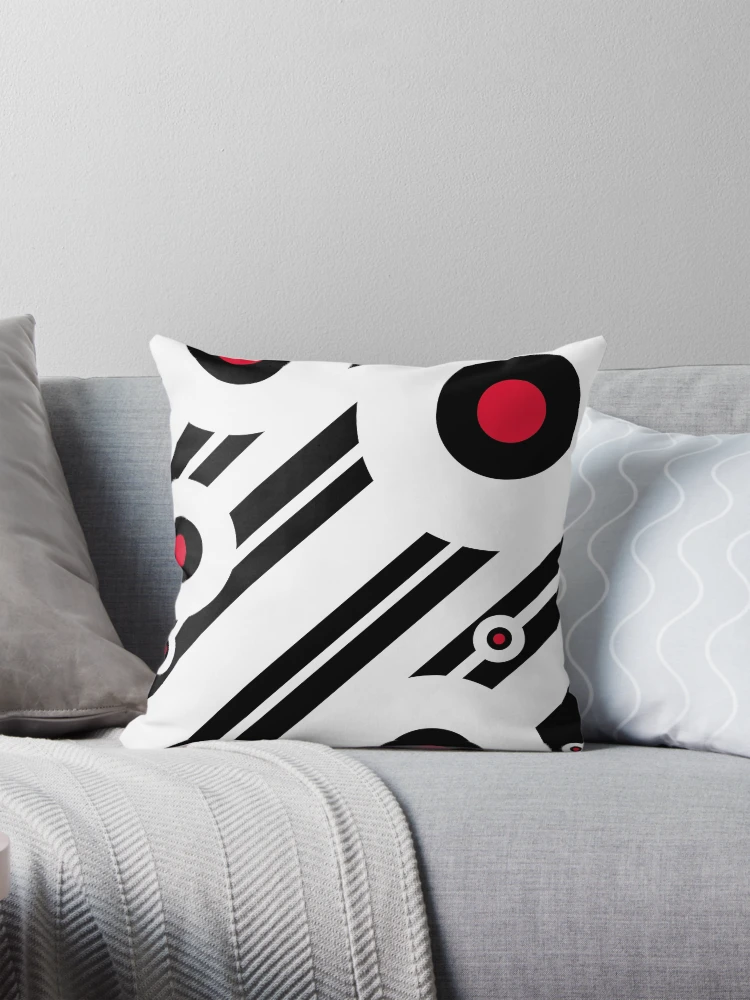 Thumbnail 1 of 4, Pillow, Mod Target Pattern designed and sold by MurphyCreative.