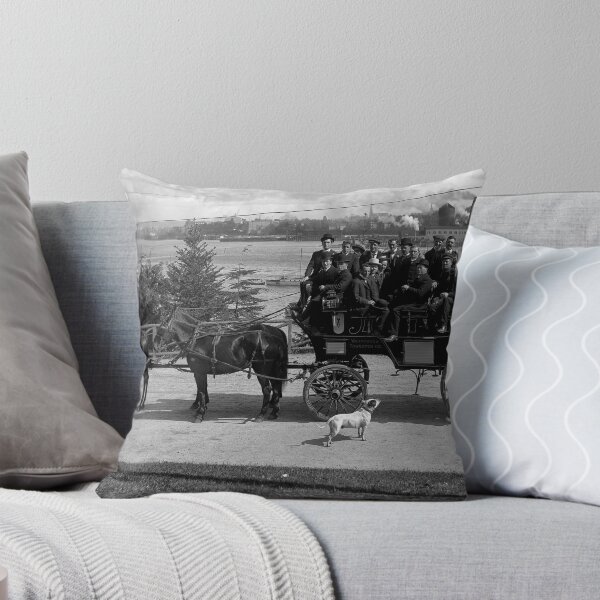 Item preview, Men riding in a Tally-ho in Stanley Park designed and sold by boogeyman.
