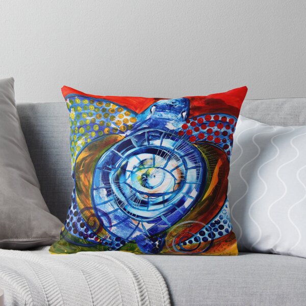 Artikelvorschau, Abstract SEA TURTLE !!  Beautiful, "Sun Turtle / Sun Love" Original from J. Vincent, MUST SEE, Sharp! entworfen und verkauft von 17easels.