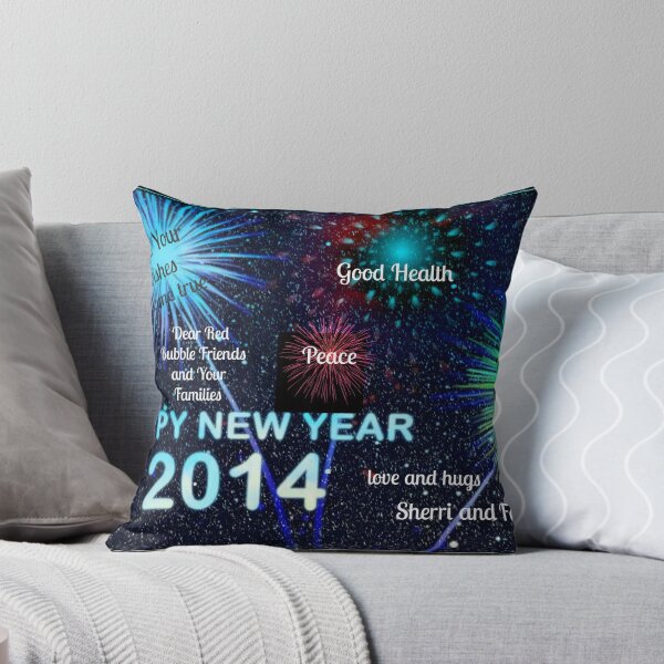 Item preview, HAPPY NEW YEAR DEAR REDBUBBLE FRIENDS designed and sold by SherriOfPalmSprings Sherri Nicholas-.