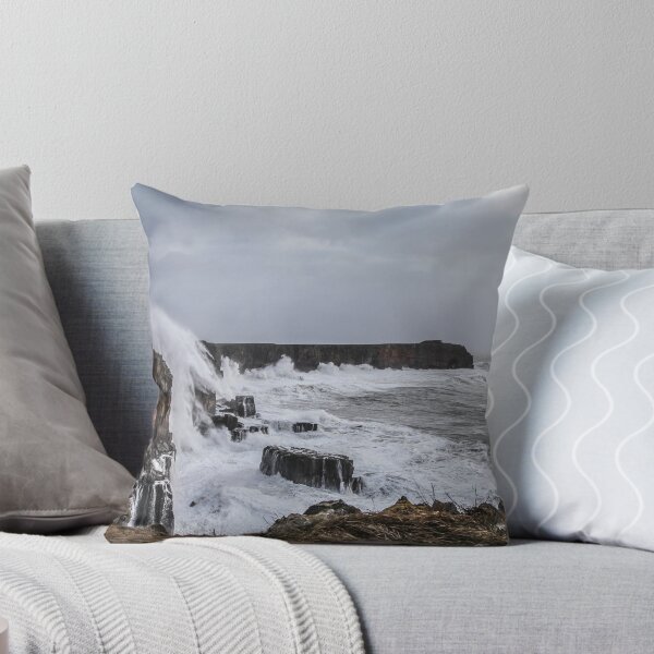 Item preview, Rough Sea and High Cliffs at St Govan's Head, Pembrokeshire designed and sold by Janet Jenkins.