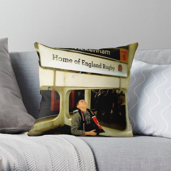 Twickenham - Home of England Rugby Throw Pillow