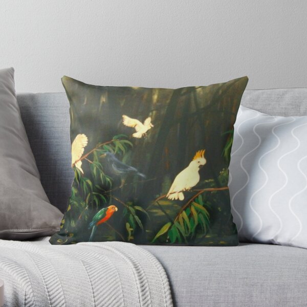 Pete's Dream Garden Throw Pillow