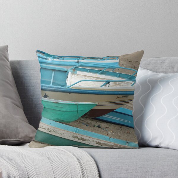 Item preview, Old Fishing Boats on the Beach designed and sold by rhamm.