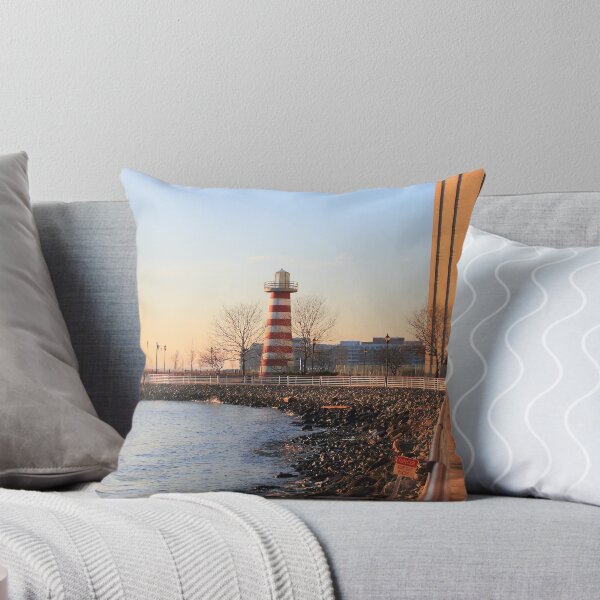 Item preview, Lefrak Point lighthouse Jersey City Newport designed and sold by pmarella.