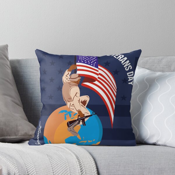 Item preview, Modern American Veterans Day Greeting Card designed and sold by patrimonio.