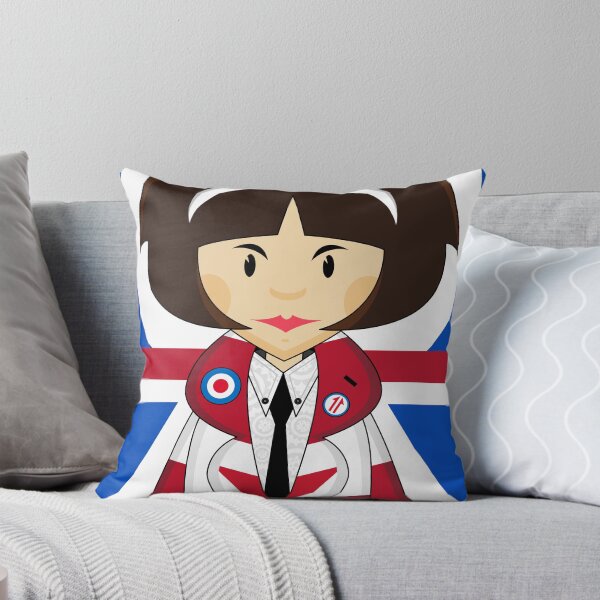 Item preview, Union Jack Mod Girl designed and sold by MurphyCreative.