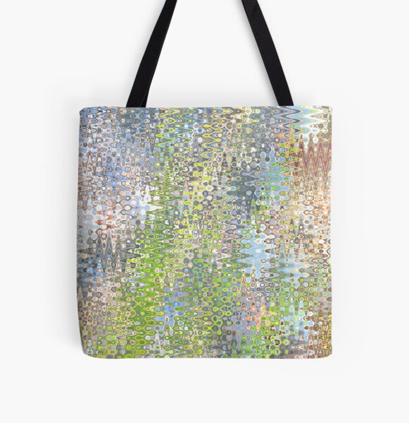 Beach Grass and Shells All Over Print Tote Bag
