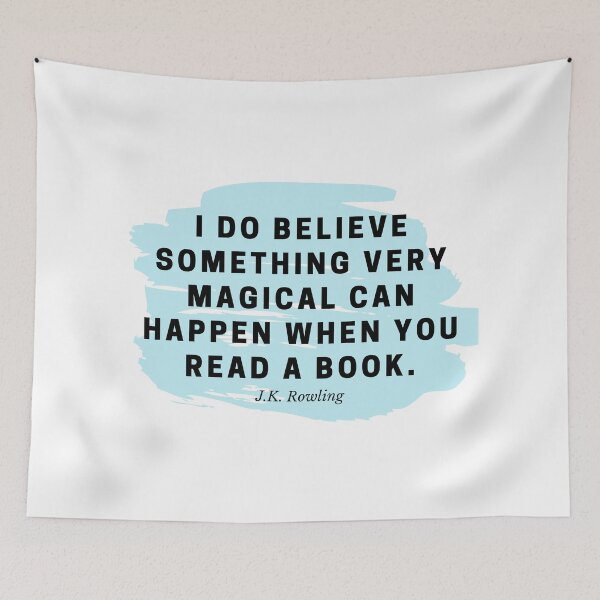 Item preview, JK Rowling Quote- Books are Magic designed and sold by erinaceous.