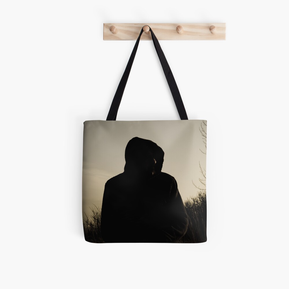 Hooded Silhouette Tote Bag