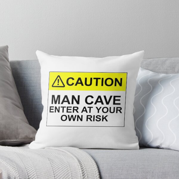 Item preview, CAUTION: MAN CAVE, ENTER AT YOUR OWN RISK designed and sold by Bundjum.