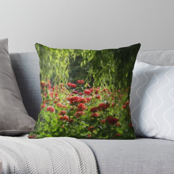Flowers & Foliage Throw Pillow