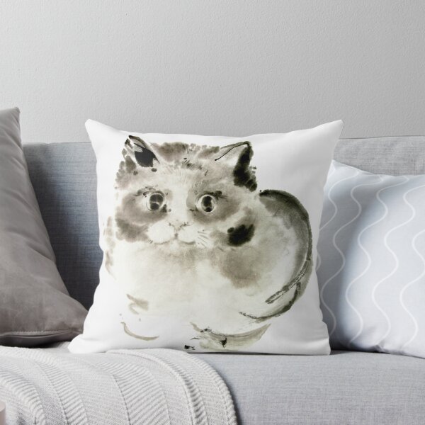 Item preview, Cat Cats Kitten Funny Meow animal pet ink painting designed and sold by Mariusz Szmerdt.