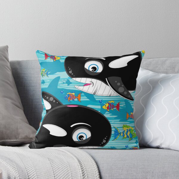 Item preview, Cute Killer Whale & Fish designed and sold by MurphyCreative.
