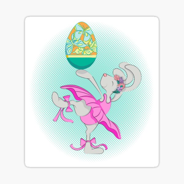 Item preview, Copy of Copy of Easter Ballerina Bunny 3 designed and sold by Peachystudio13.