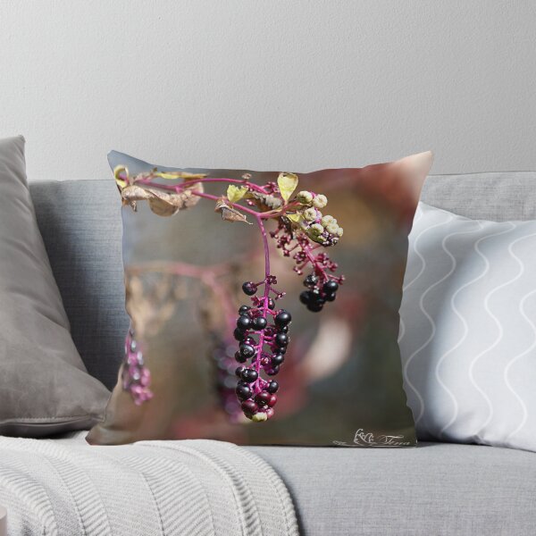 Item preview, Autumn Pokeweed III designed and sold by NatureExplora.