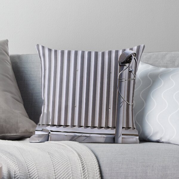 White Wall Throw Pillow