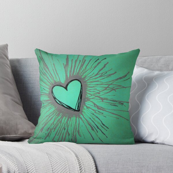 Item preview, Purple and Green Exploding Heart designed and sold by Amber Batten.