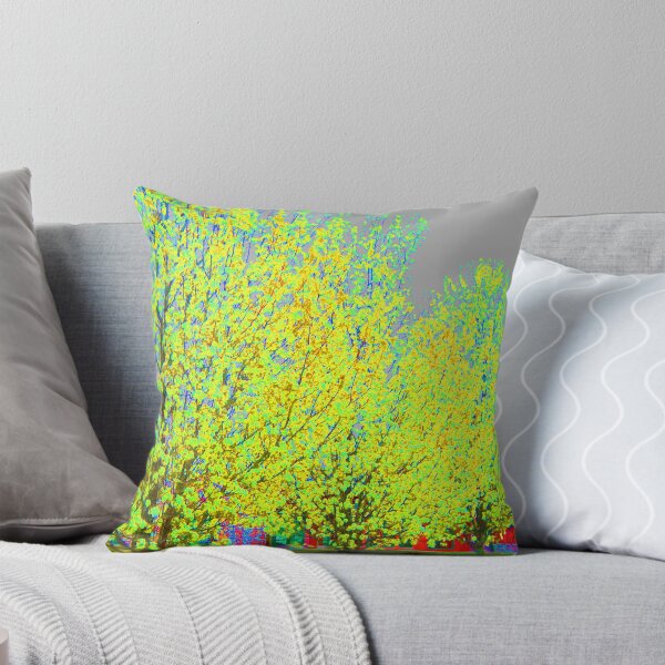 Artikelvorschau, Bold Colors, Expressionistic Garden Pear Trees in Spring entworfen und verkauft von Loura Lawrence.