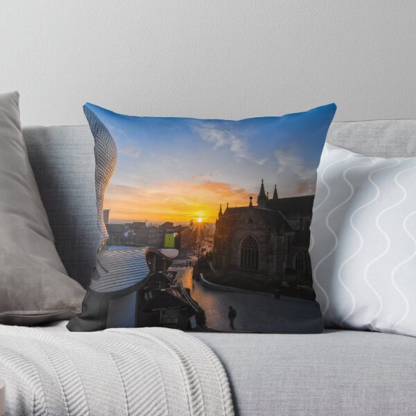 Selfridges & St Martin in The Bull Ring Throw Pillow