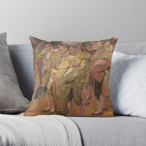 Hispanic Society - Sorolla Murals Throw Pillow