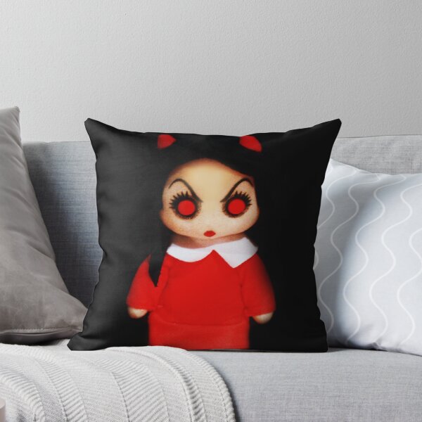 Item preview, Sinderella Sweet Scary Devilish Gothic Doll in a Red Dress  designed and sold by ARTificiaLondon.