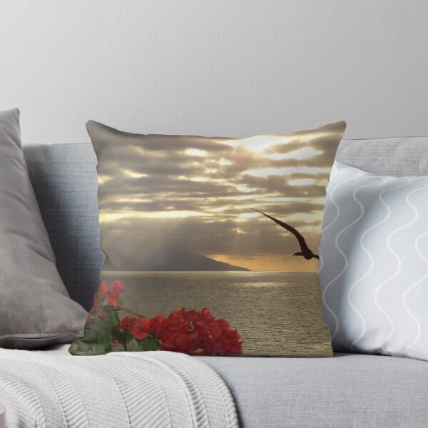 Item preview, sunset with bougainvilleas and frigate bird - puesta del sol con buganvilla y fragata designed and sold by Bernhard Matejka.