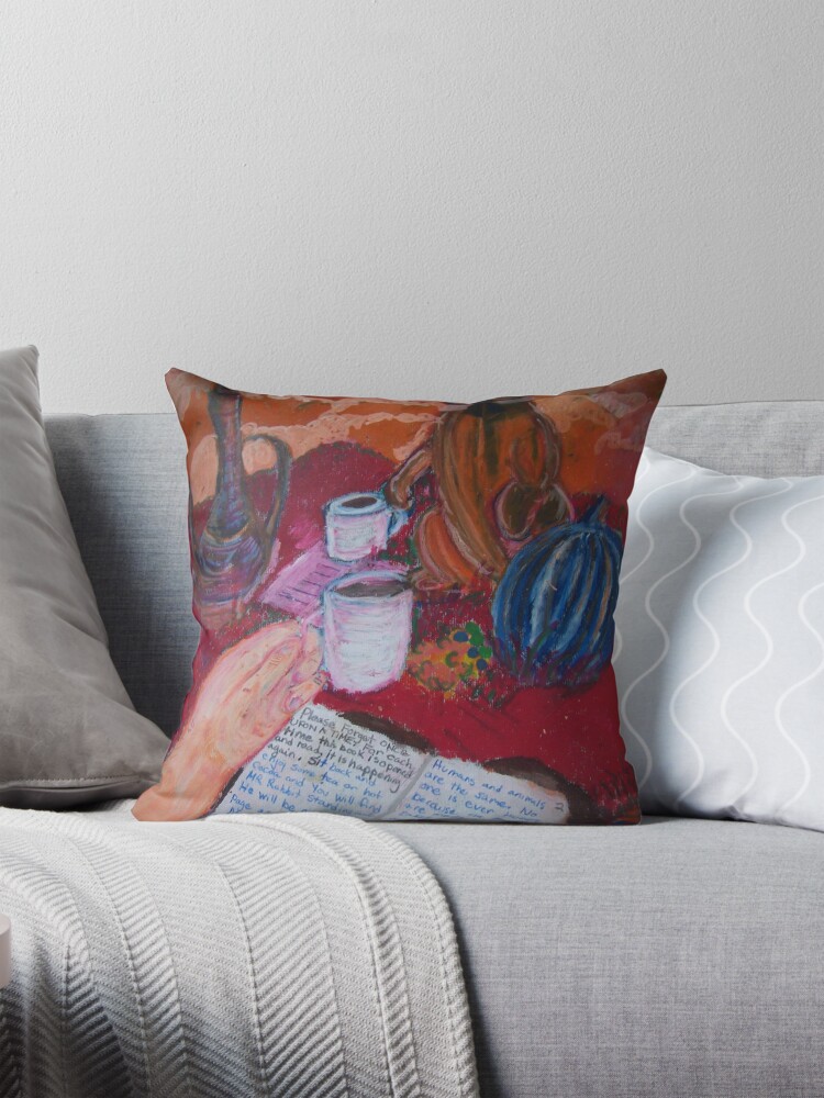 Item preview, Throw Pillow designed and sold by TrickyBeamy28.