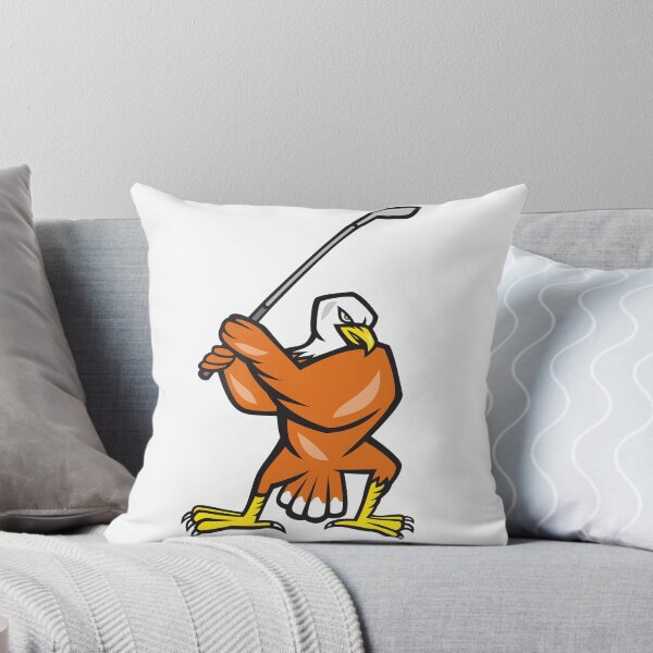 Artikelvorschau, American Bald Eagle Playing Golf Cartoon entworfen und verkauft von patrimonio.