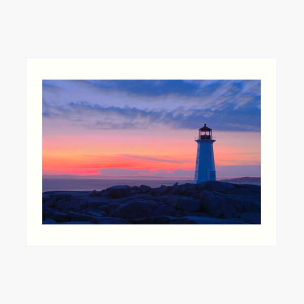 Peggy's Cove Light Art Print
