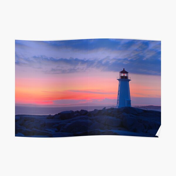 Peggy's Cove Light Poster