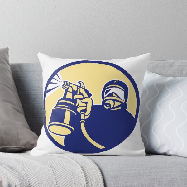 Item preview, Spray Paint Gun Painter Spraying Retro designed and sold by patrimonio.