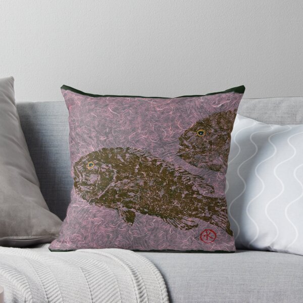 Item preview, Tautog en Bubble Gum Unryu Paper designed and sold by IslandFishPrint.