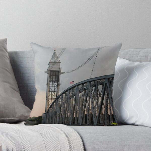 Artikelvorschau, Cape Cod Canal Train Bridge Art Print entworfen und verkauft von CapeCodGiftShop.
