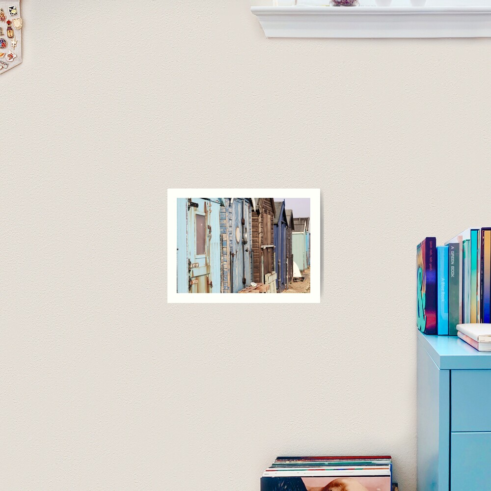Beach Hut Art Print