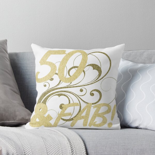 Item preview, 50 And Fabulous Birthday designed and sold by thepixelgarden.