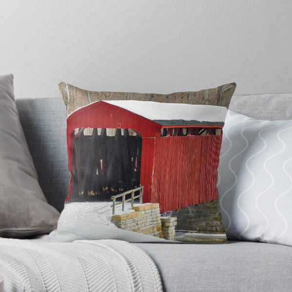 Item preview, Cataract Covered Bridge and Snow designed and sold by Kenneth Keifer.