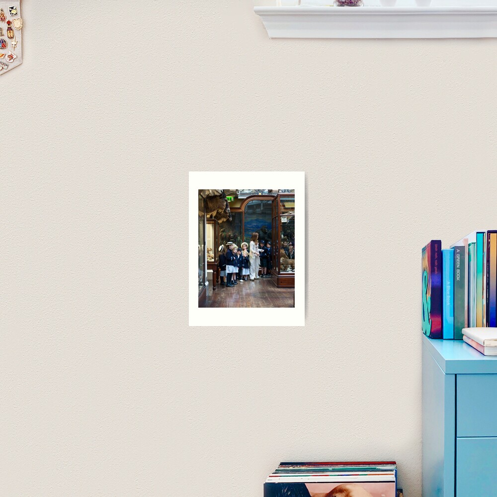 School visit to the museum Art Print