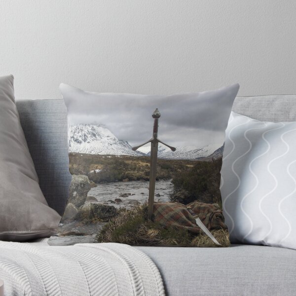 Cruel Was The Snow Throw Pillow