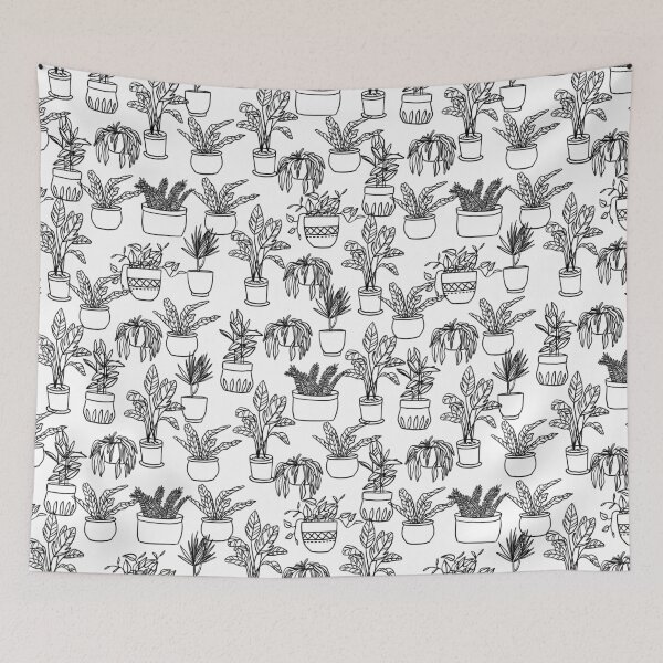 Item preview, Houseplants Doodle designed and sold by Herlina Widyastuti.