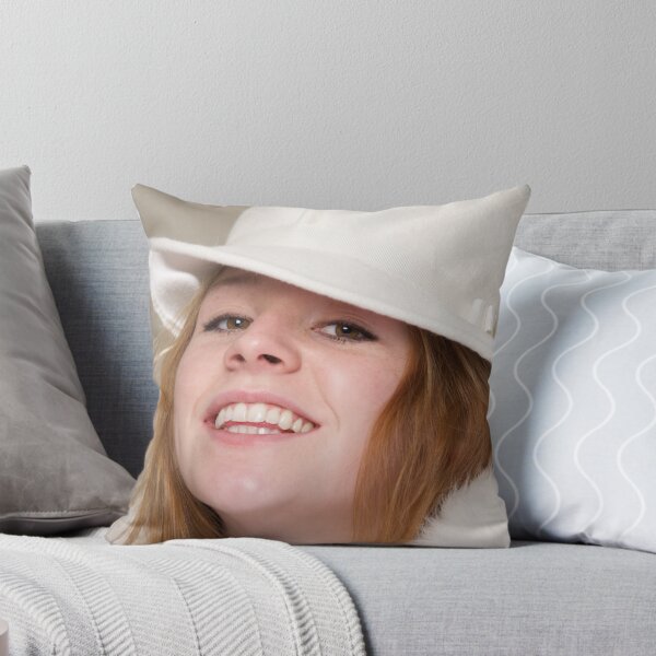 Item preview, Redhead smiling in white felt hat and fur designed and sold by Nick Dale Photography.