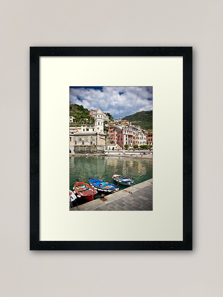 Alternate view of Vernazza Framed Art Print