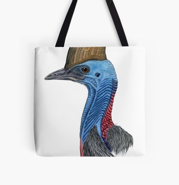 Southern Cassowary All Over Print Tote Bag