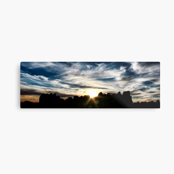 wellington sunset 2 Metal Print